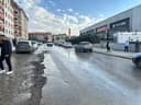 Malatya’da Konteyner Çarşı Kaldırıldı, Yol Yeniden Trafiğe Açıldı