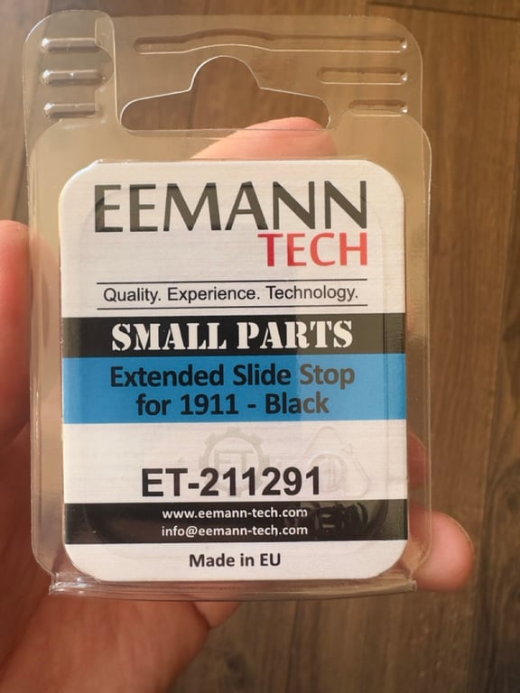 EEMANN TECH powiększony zrzut zamka do 1911