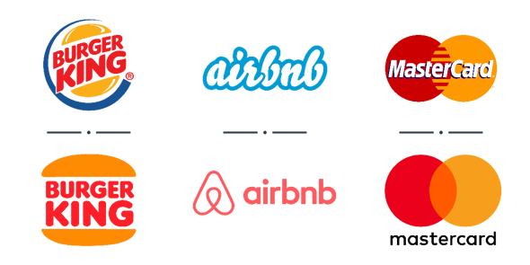 Examples Brand Redesigns; Burger king, airbnb, mastercard