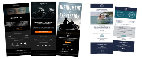 Client email invitation examples