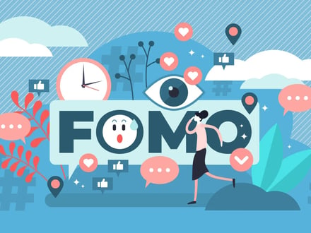 FOMO marketing graphic