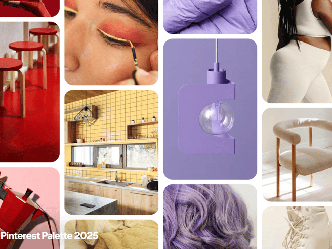 Pinterest palette colours 2025