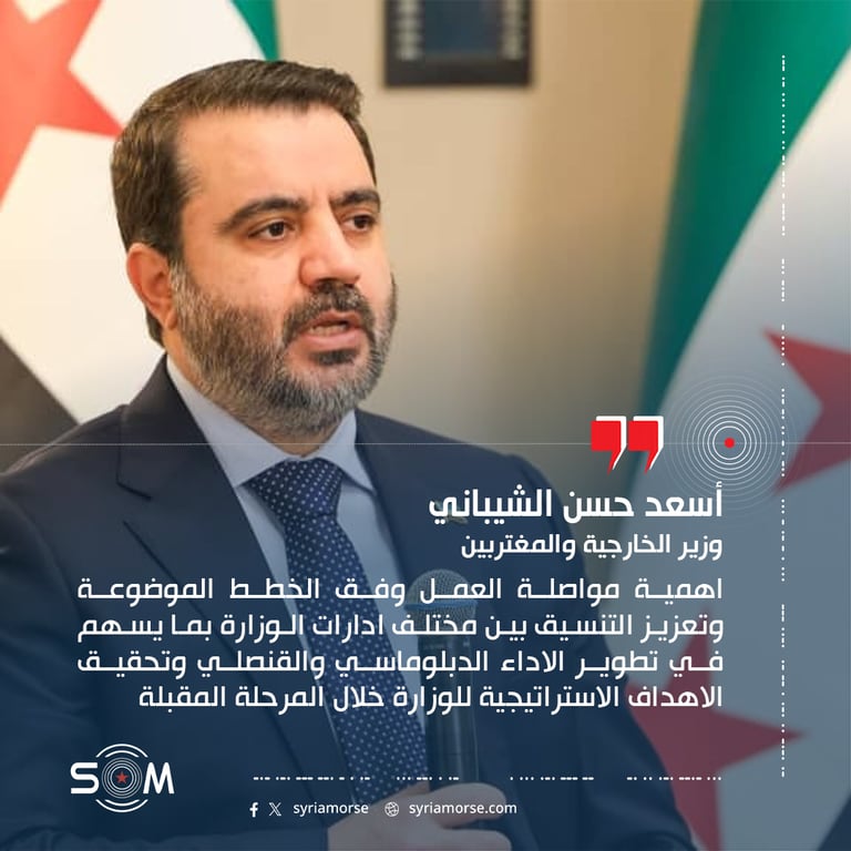 وزير الخارجية يترأس اجتماعا موسعا لمراجعة انجازات الوزارة وخططها المقبلة