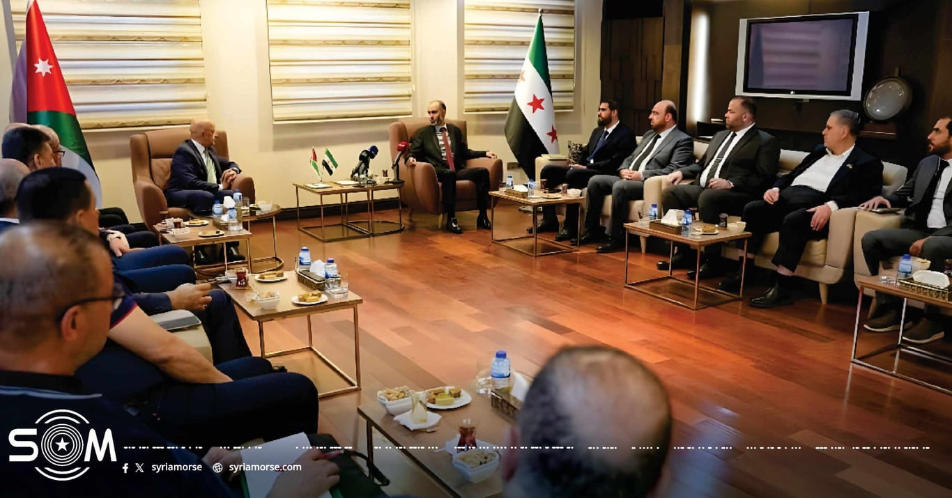 لقاءات سورية أردنية لتعزيز التعاون التجاري وتسهيل العبور