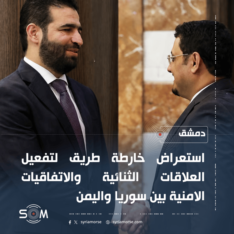 وزير الداخلية السوري يبحث مع وفد يمني التعاون الامني وتبادل البيانات
