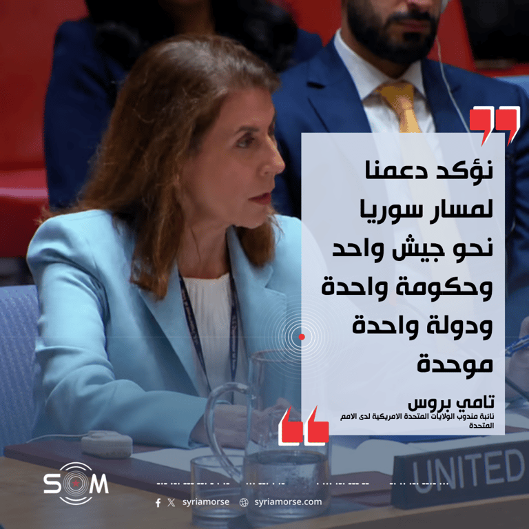 تامي بروس تؤكد في مجلس الامن دعم واشنطن لسوريا الموحدة واندماجها اقليميا