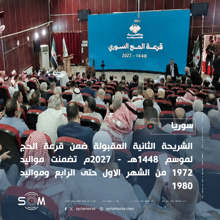قبول مواليد 1972 و1980 ضمن الشريحة الثانية لقرعة الحج لموسم 1448هـ