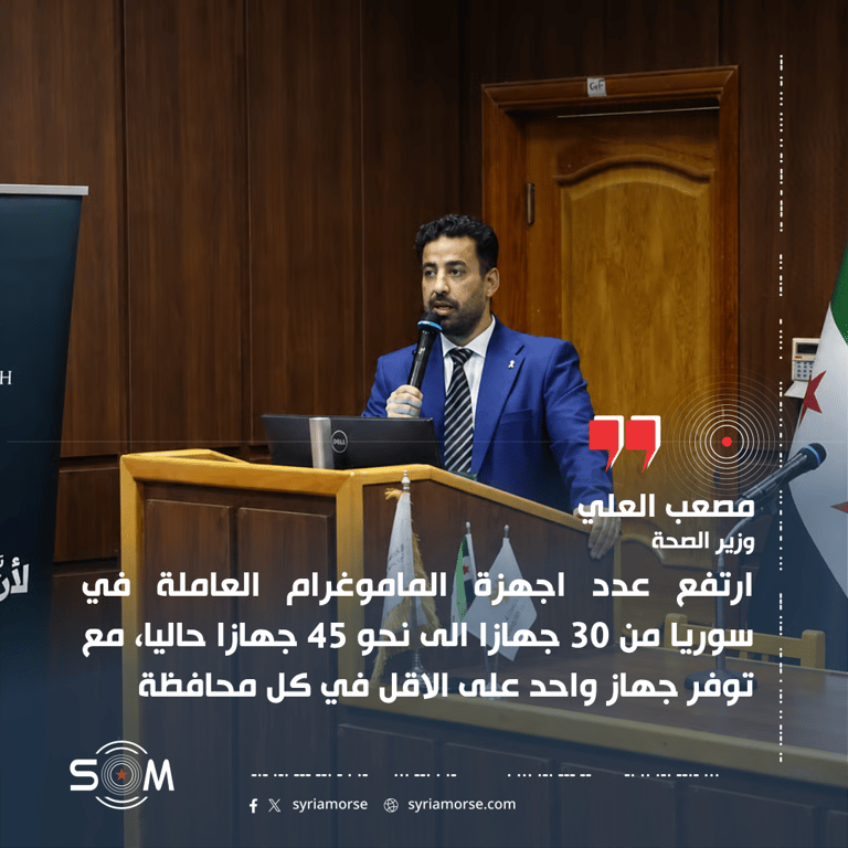 وزير الصحة يعلن توسيع انتشار اجهزة الماموغرام ضمن خطة الكشف المبكر
