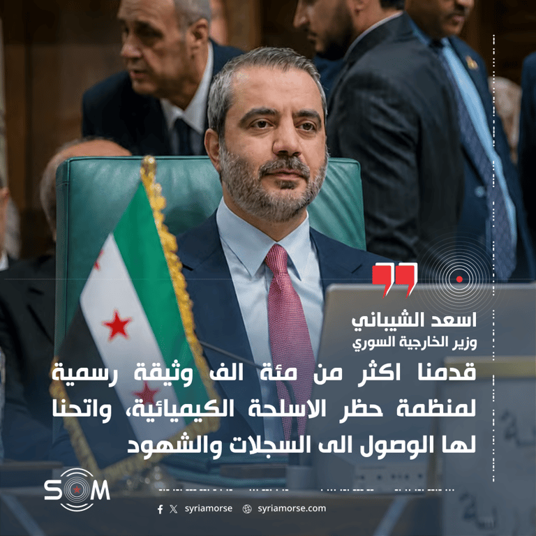 وزير الخارجية السوري يقول إن دمشق قدمت وثائق وسجلات لمنظمة حظر الأسلحة الكيميائية