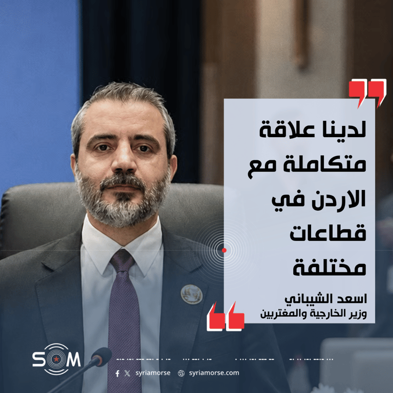 الشيباني يتحدث عن التعاون الحدودي مع العراق ولبنان والاردن