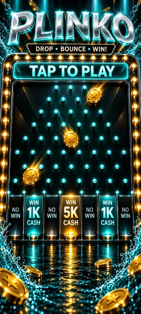 PLINKO £250 MAIN PRIZE