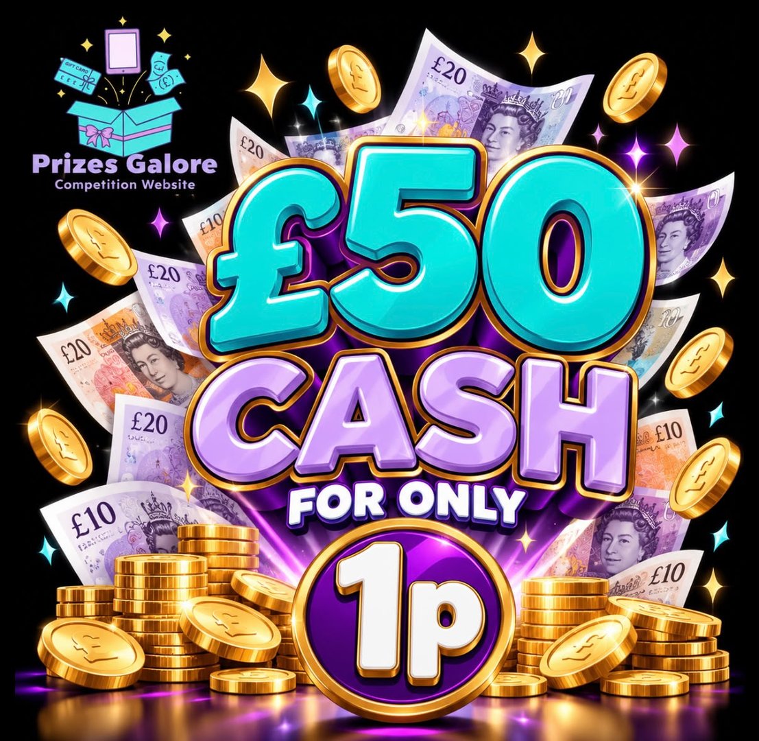 🏆£50 cash for 1p🏆