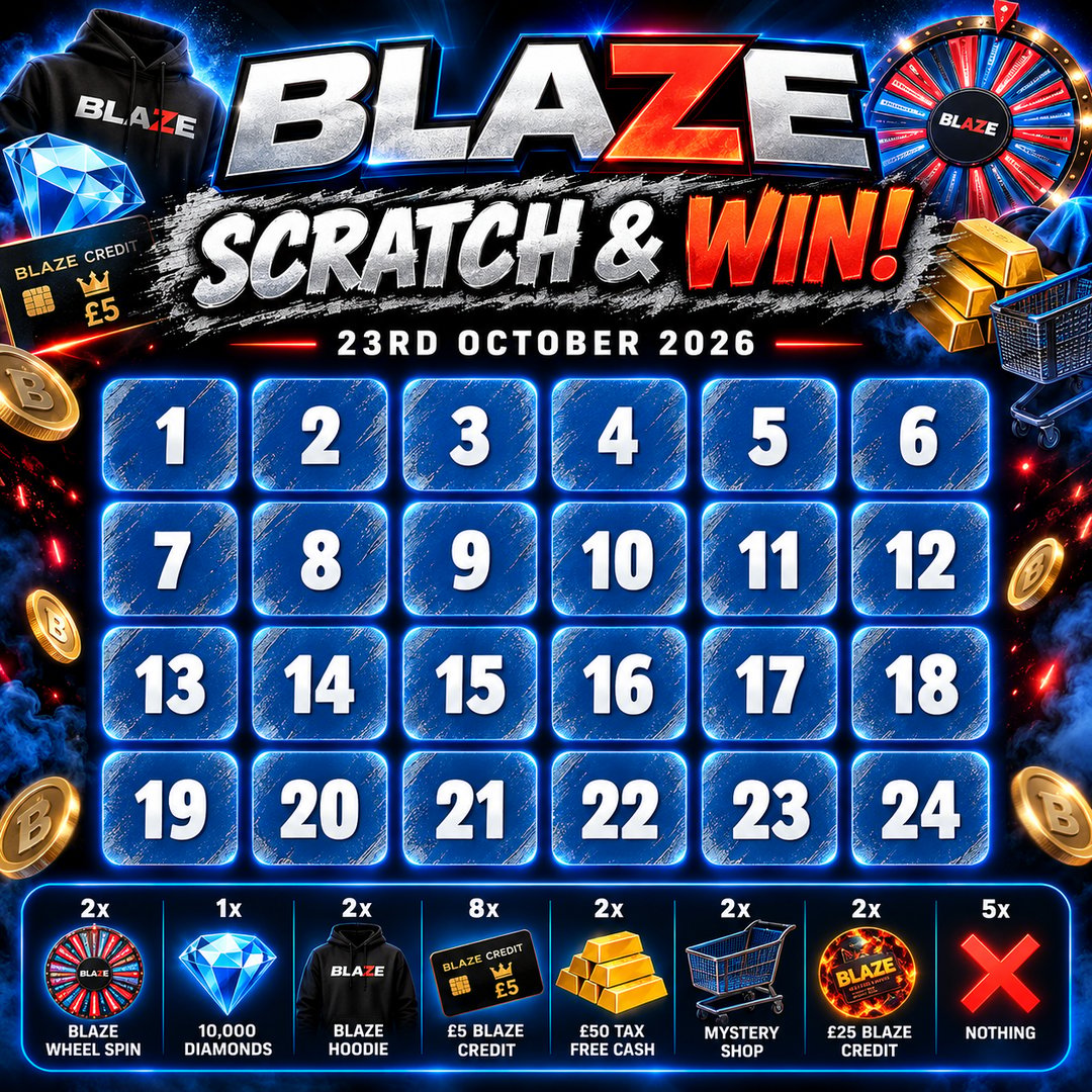 Blaze Scratch & Win!