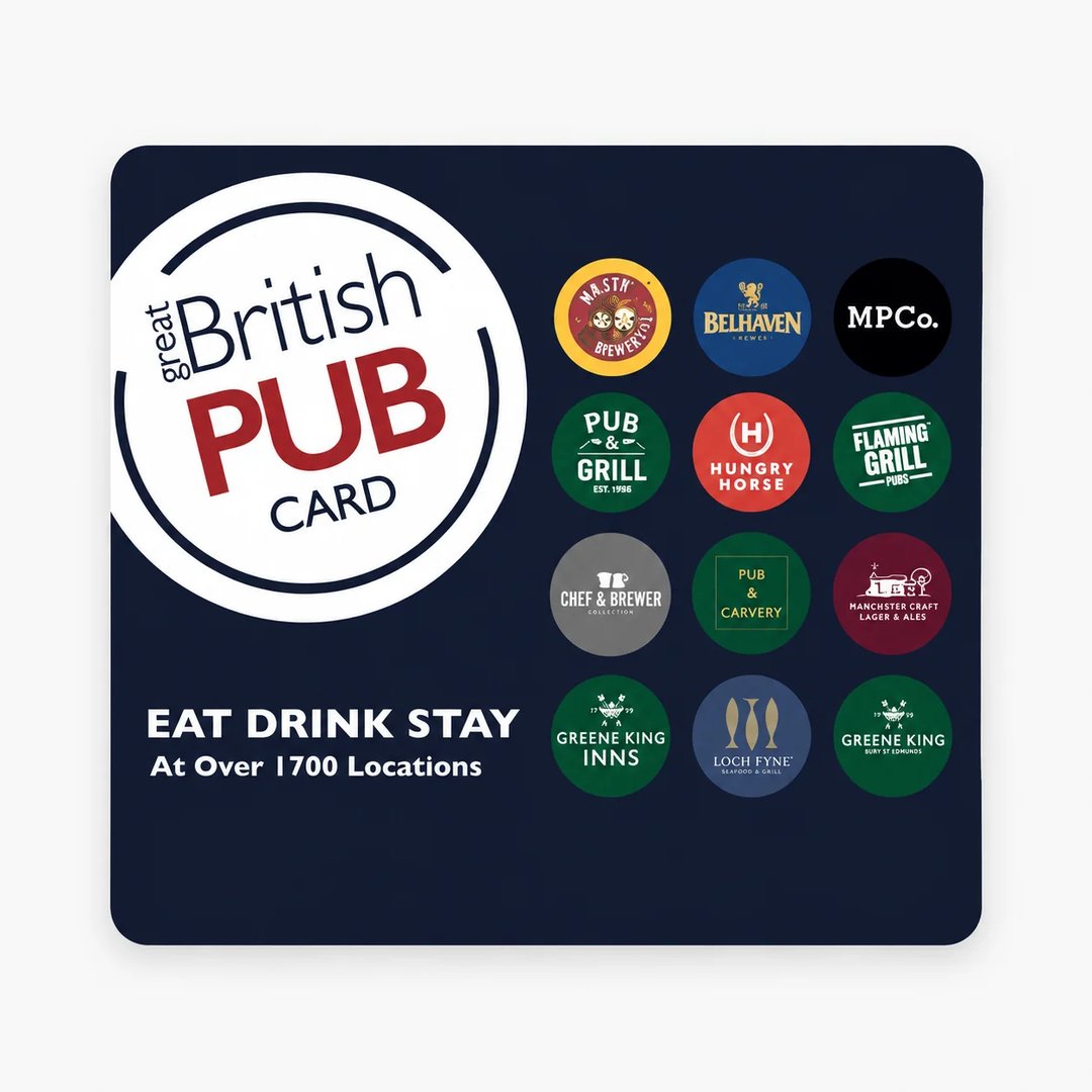 £50 British Pub Gift Card
