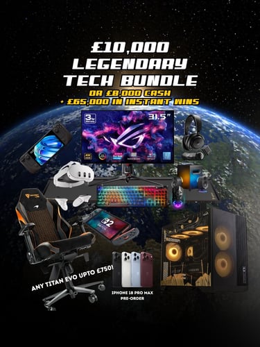 £75K PRIZE POOL LEGENDARY £10K TECH BUNDLE ‹ CompCity Giveaways