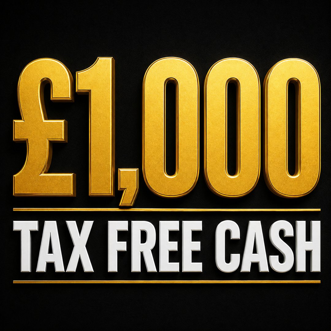 £1,000 TAX FREE CASH