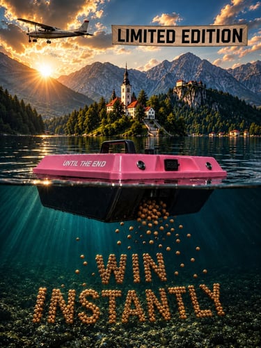 LIMITED EDITION CLC 'UNTIL THE END' BAIT BOAT MAIN PRIZE WITH INSTANT ...