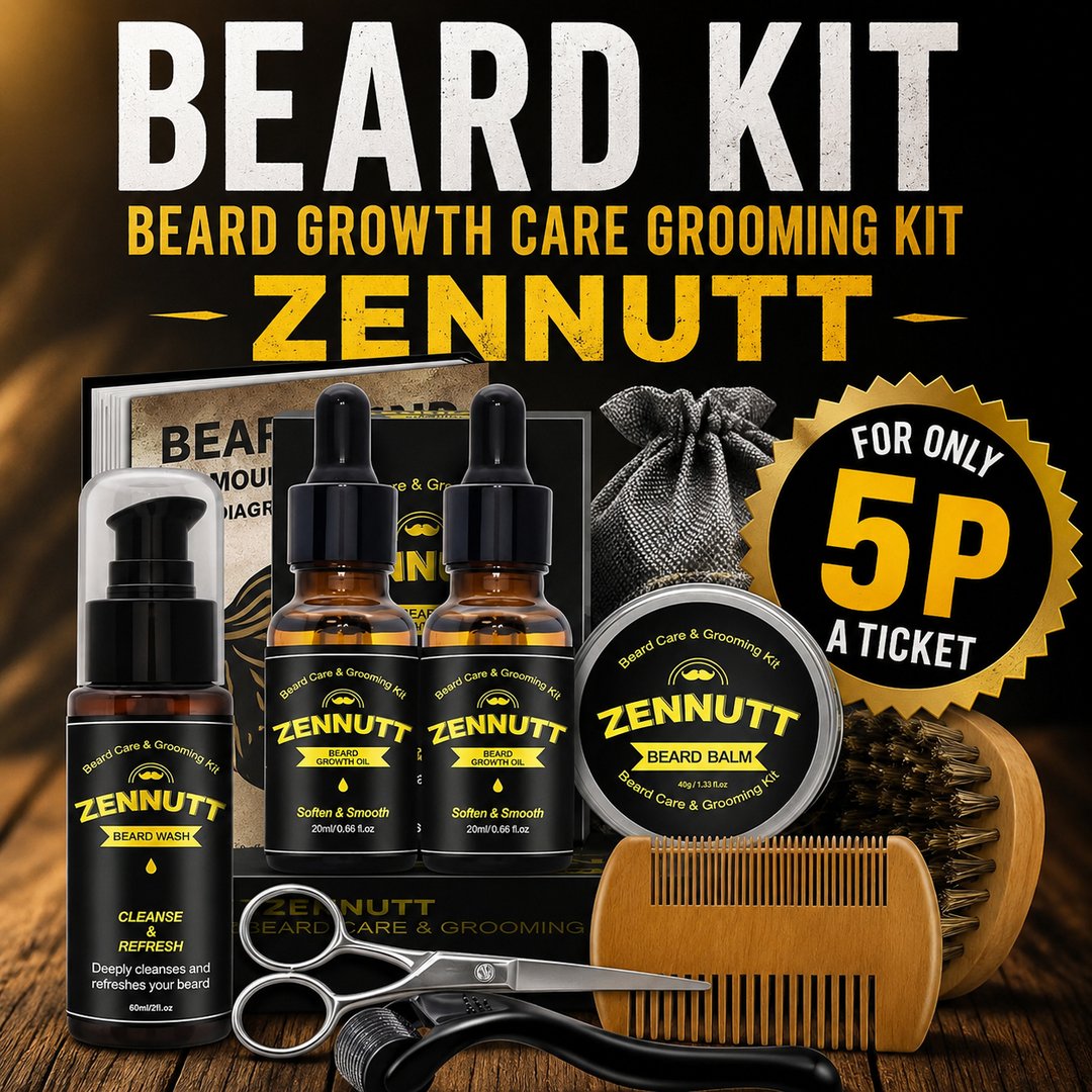 ZENNUTT Mens beard care kit