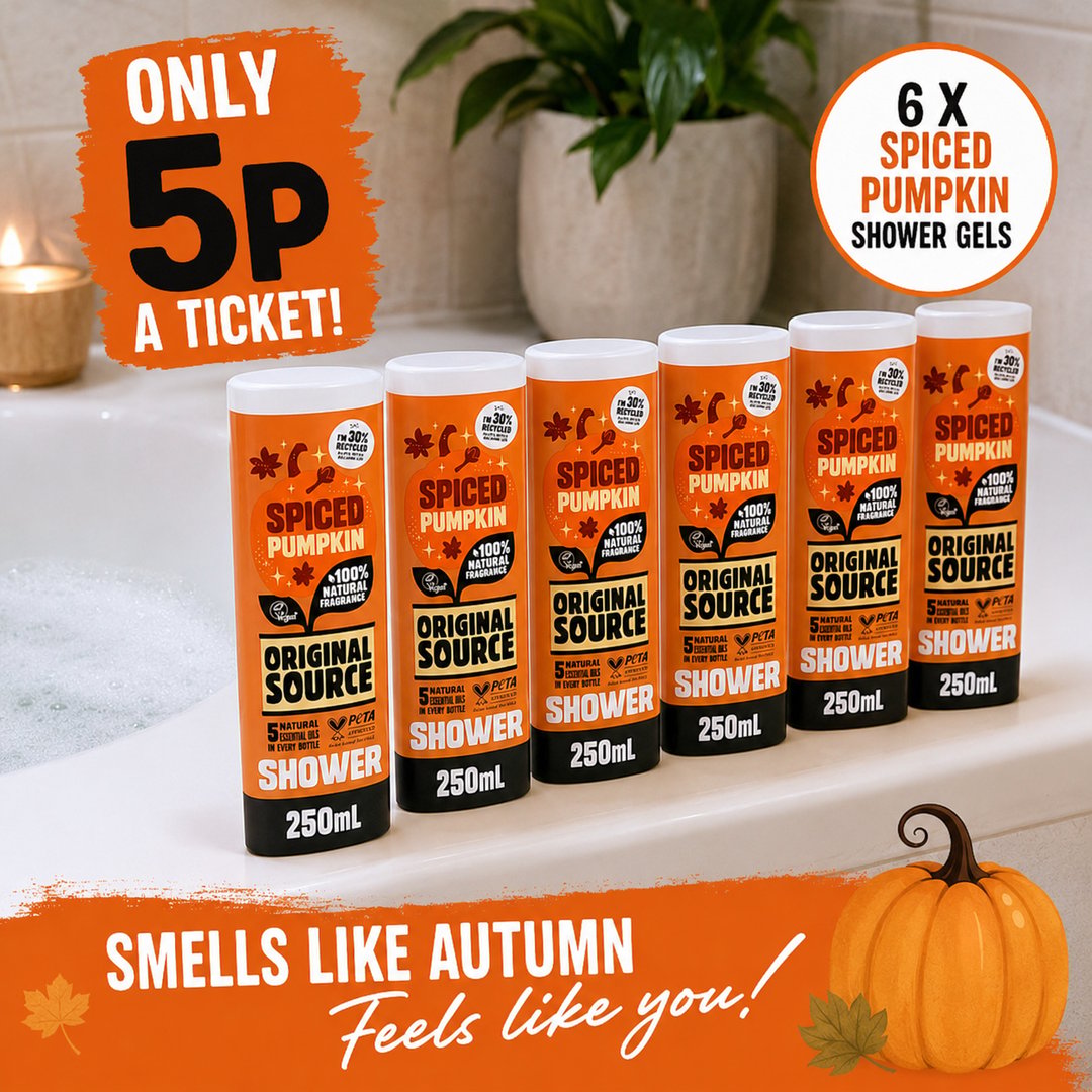 Original source spiced pumpkin shower gel
