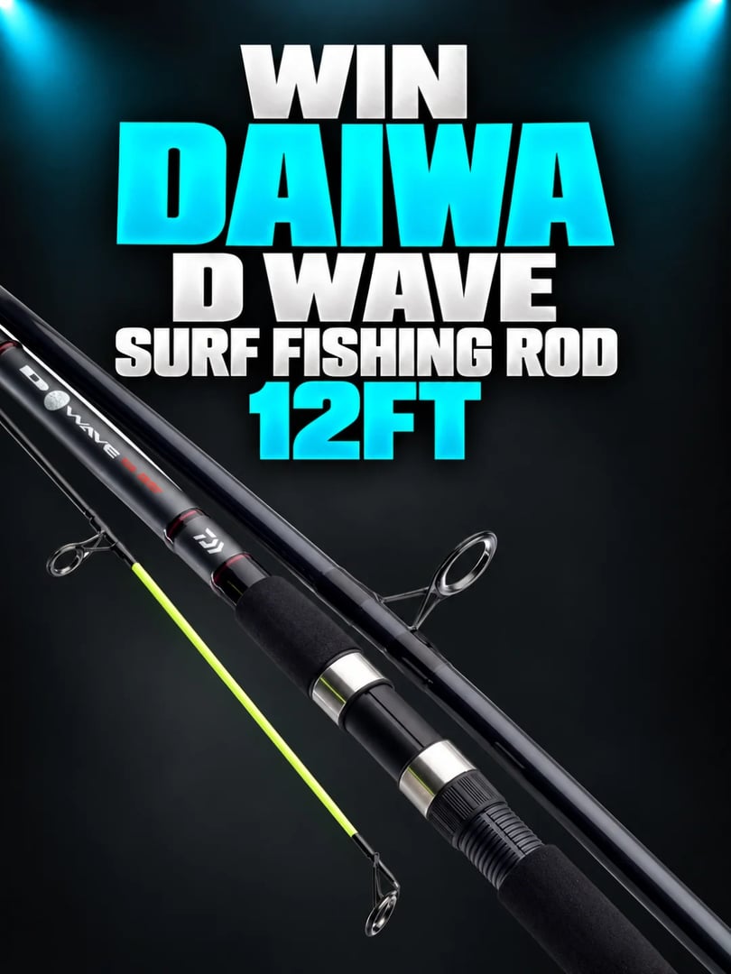 DAIWA D WAVE SURF FISHING ROD 12FT