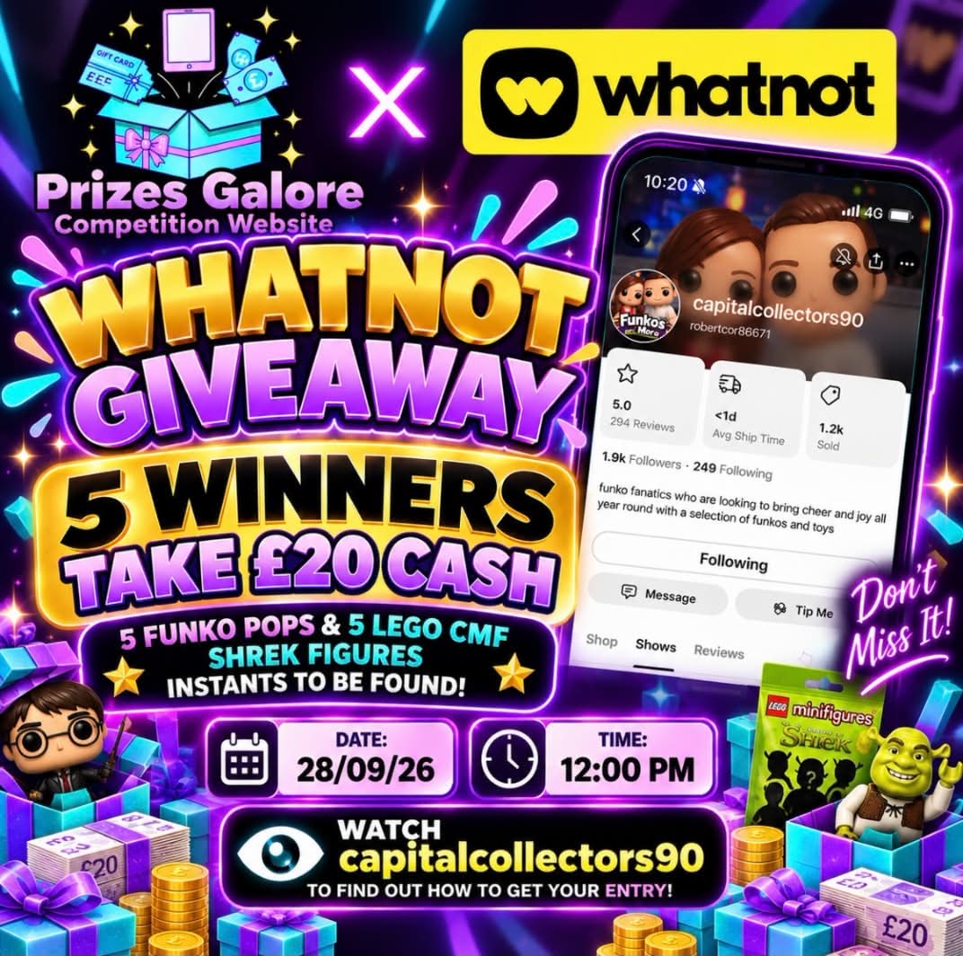 18➕⚠️ ONLY WHATNOT GIVEAWAY