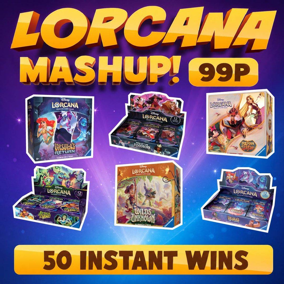 Lorcana mash up! 50 Instant wins!