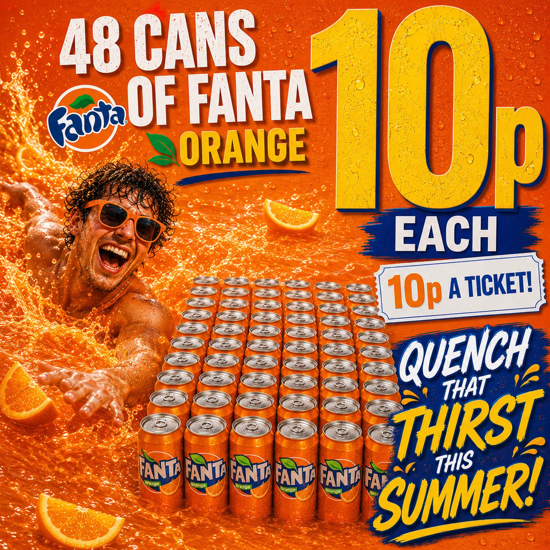 48 Cans of Fanta orange