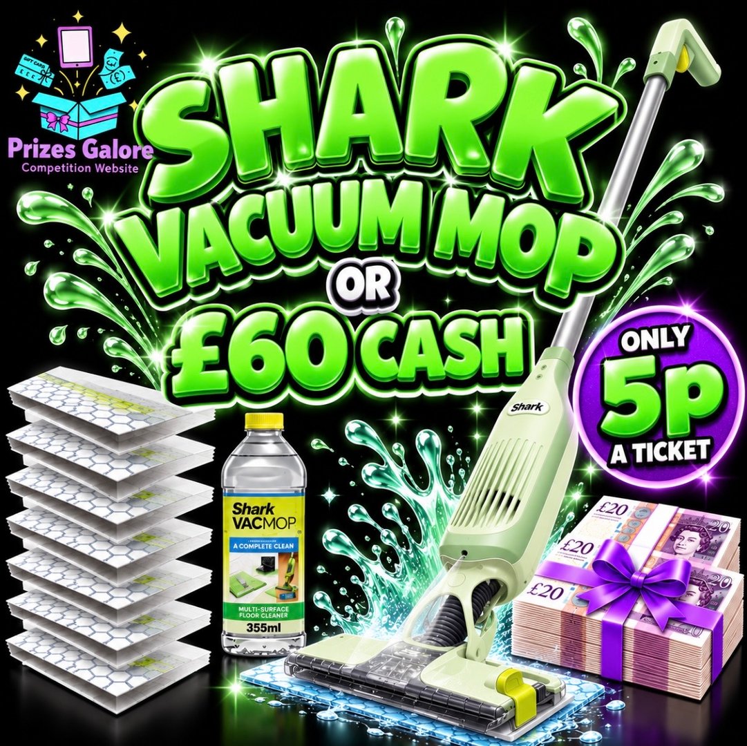 SHARK VACUUM MOP OR £50
