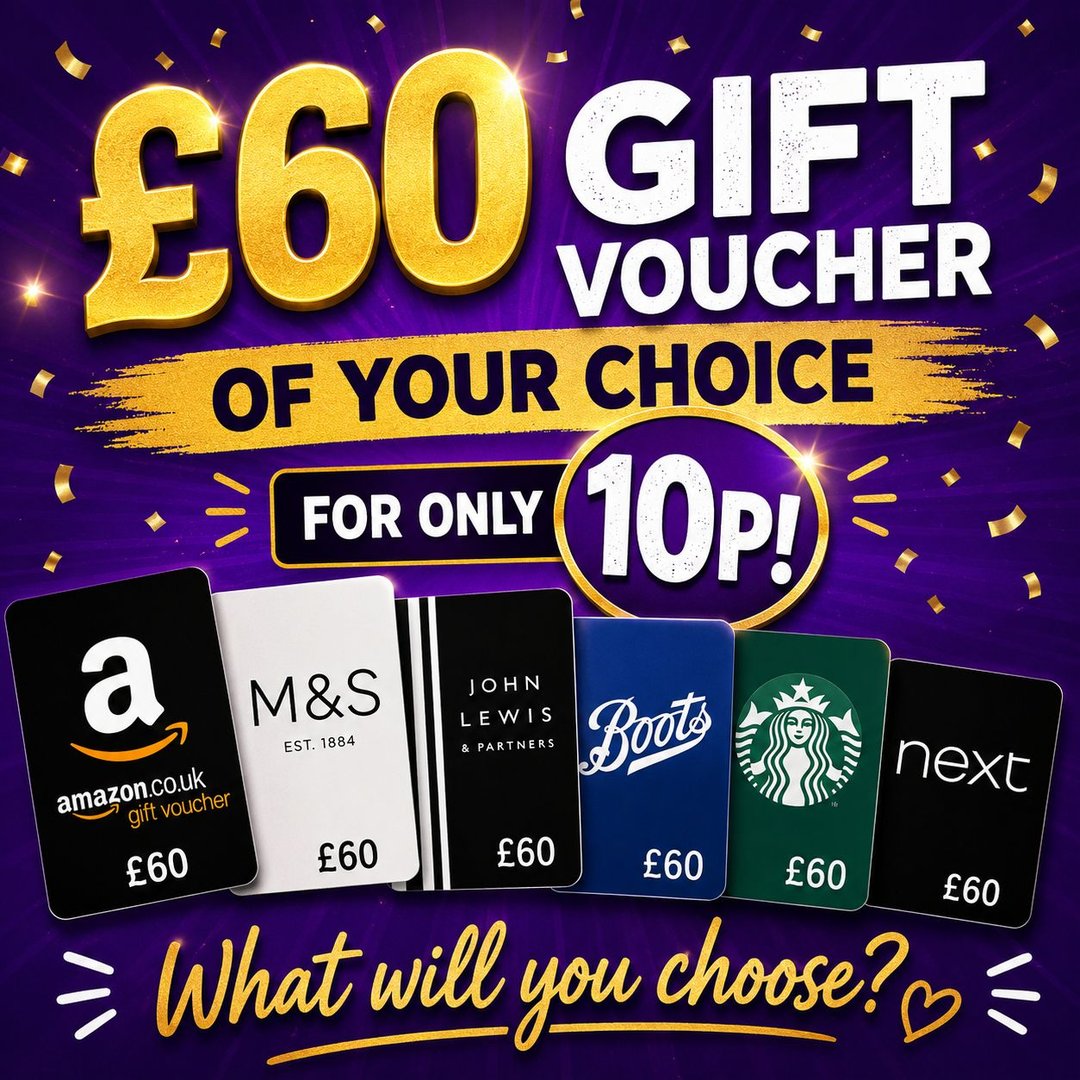 £60 Gift Voucher of your choice