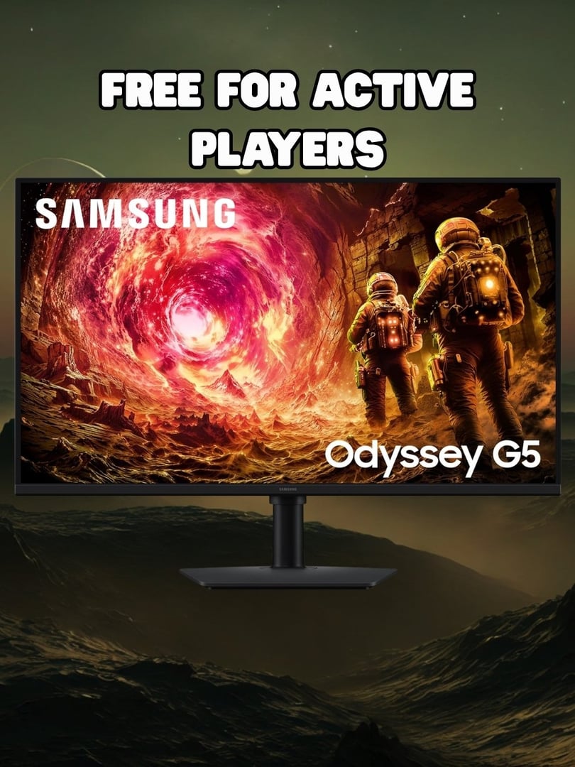 FREE SAMSUNG ODYSSEY G5 32"