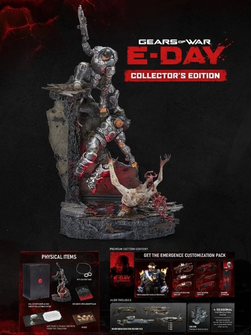 GEARS OF WAR E-DAY COLLECTORS EDITION