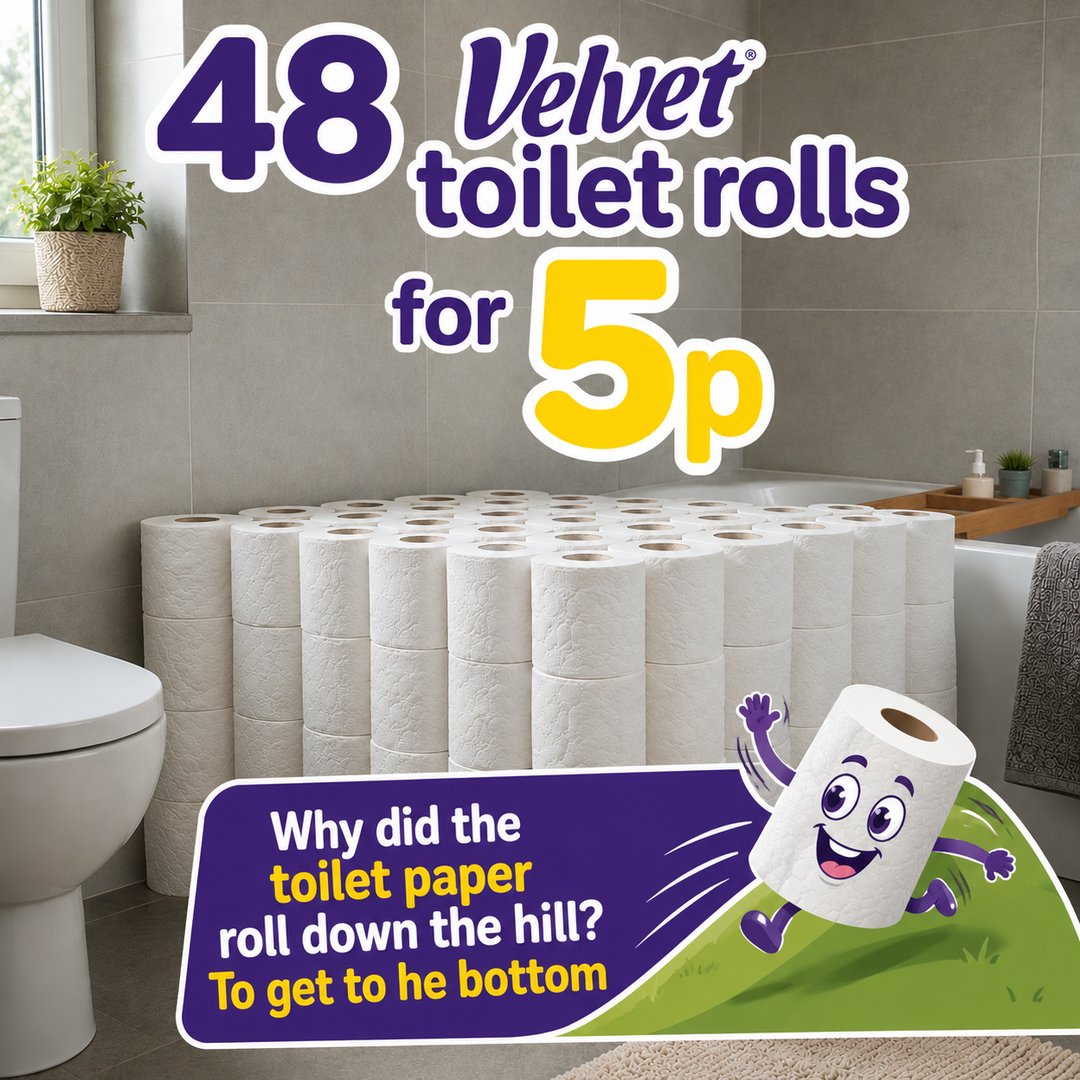 48 VELVET Toilet Rolls