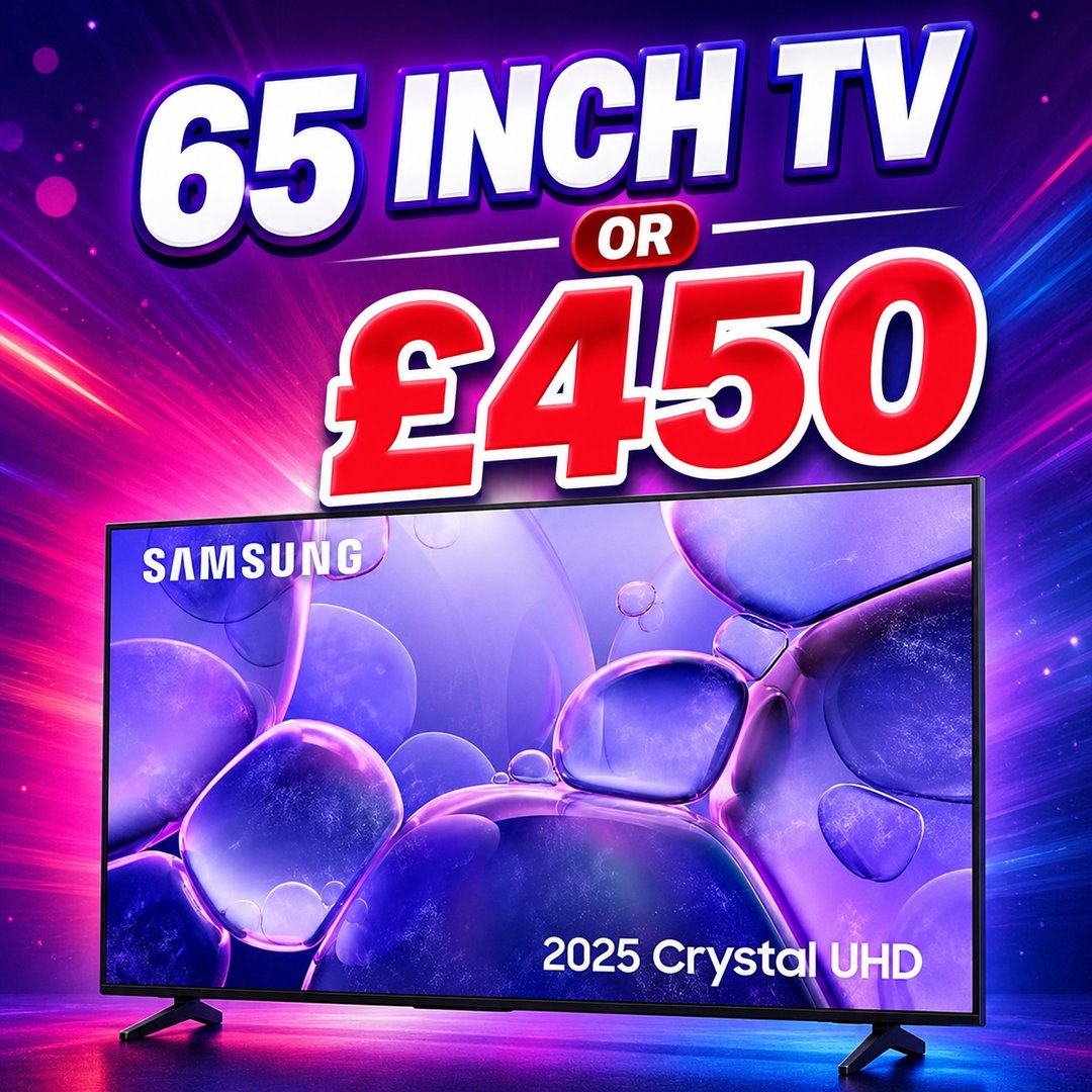 65 INCH Samsung TV Crystal UHD