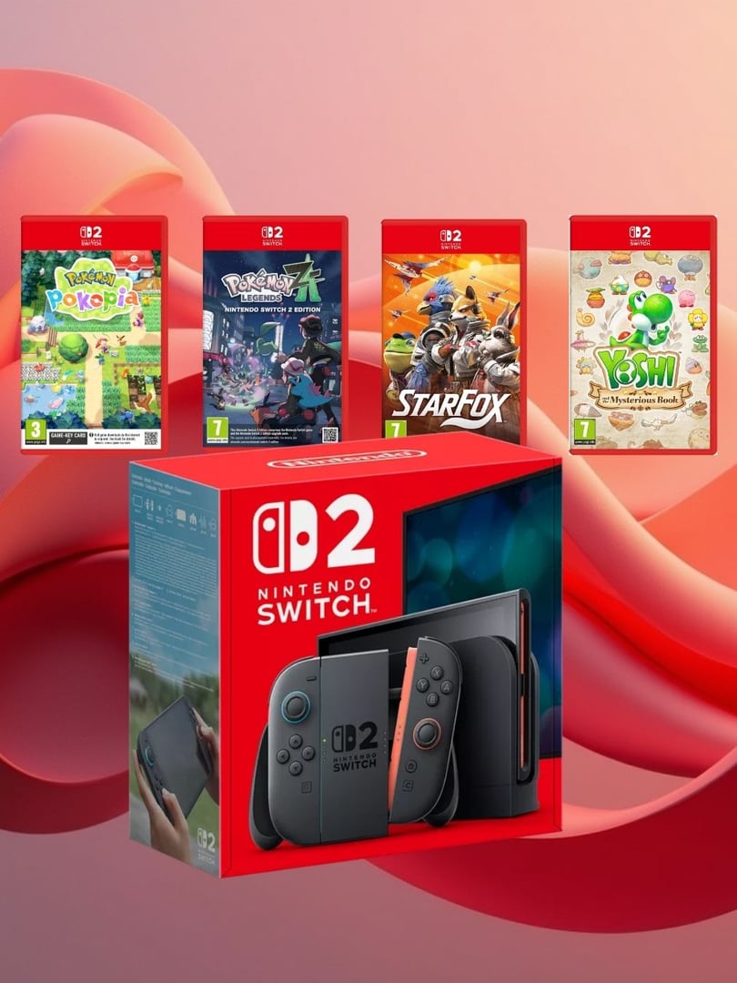 SWITCH 2 + 4 GAMES BUNDLE #2