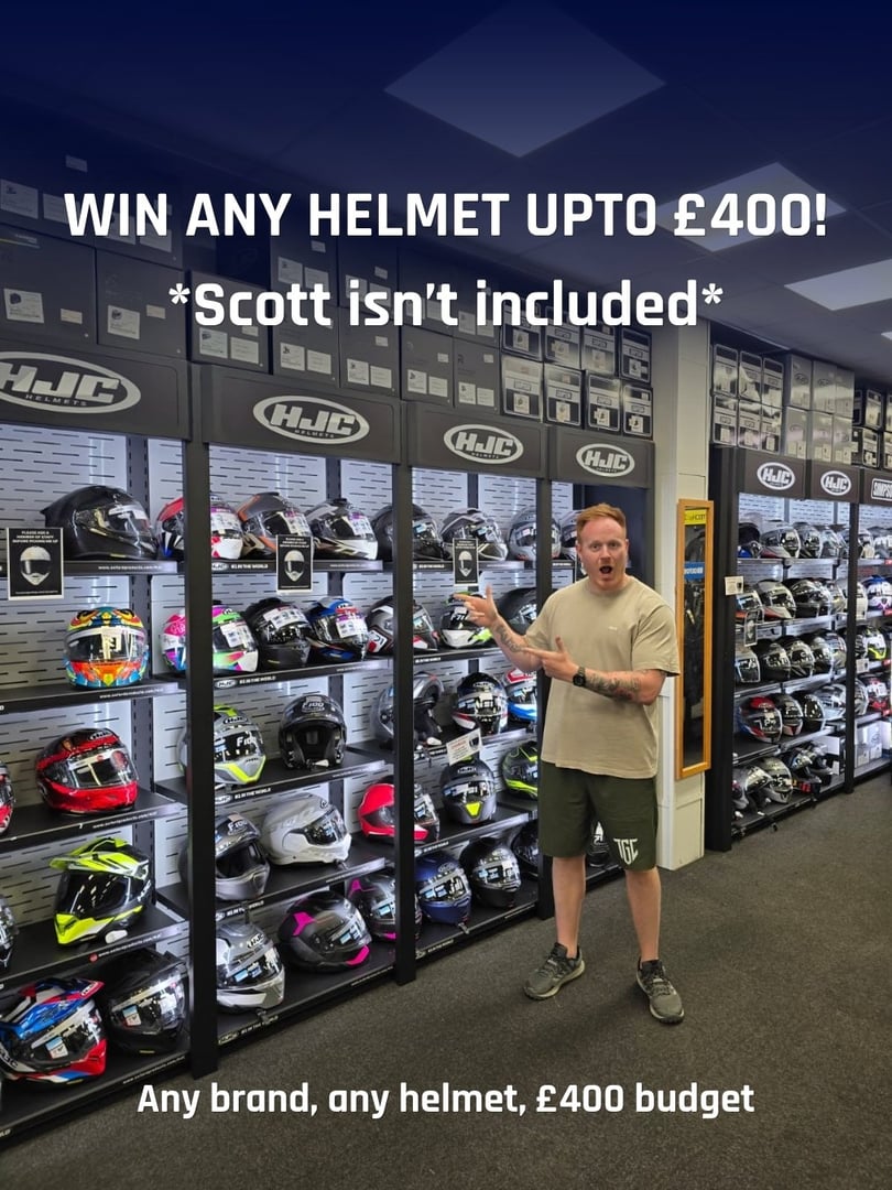 ANY MOTORBIKE HELMET £400 BUDGET