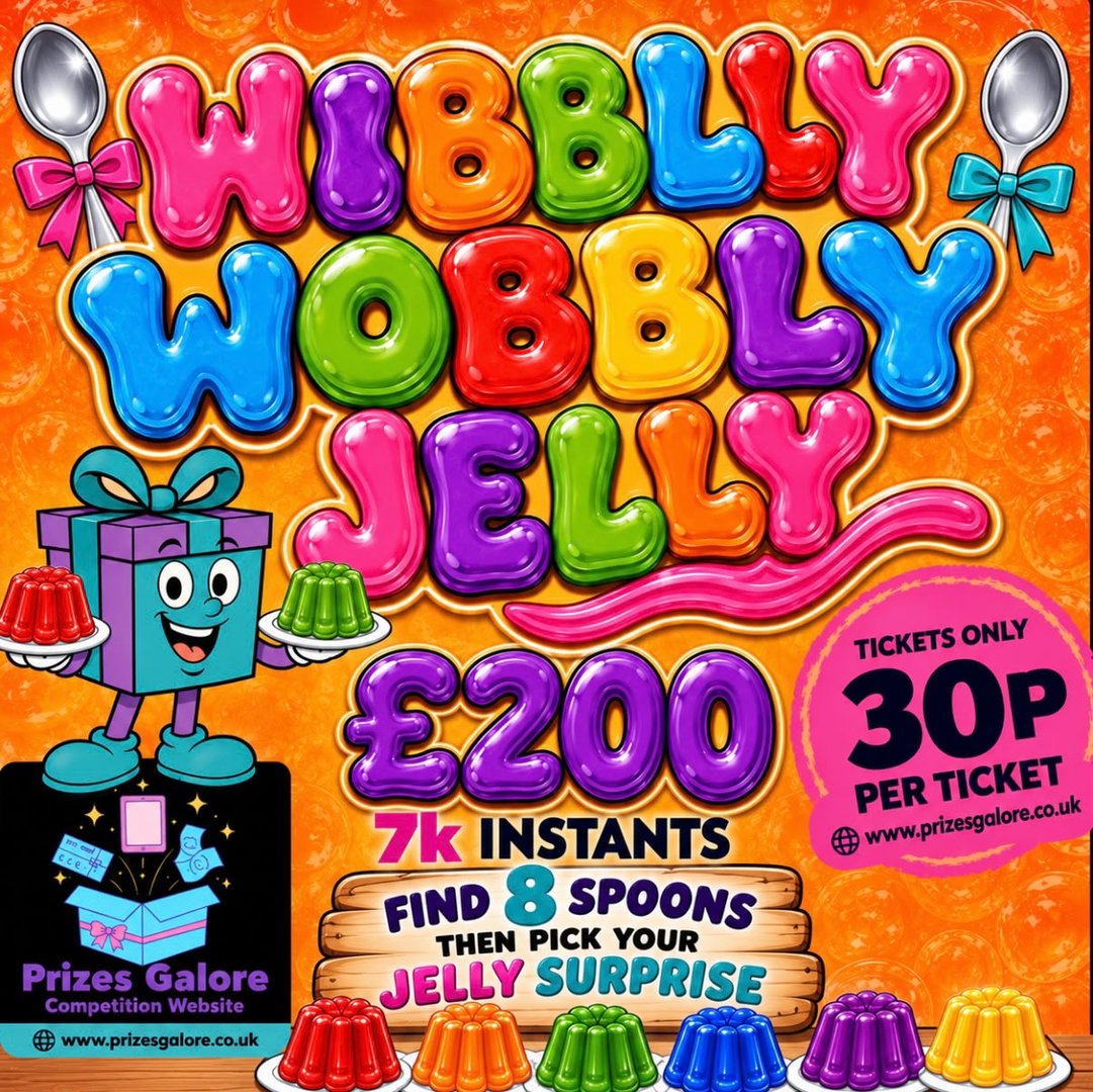 WIBBLY WOBBLY JELLY £200