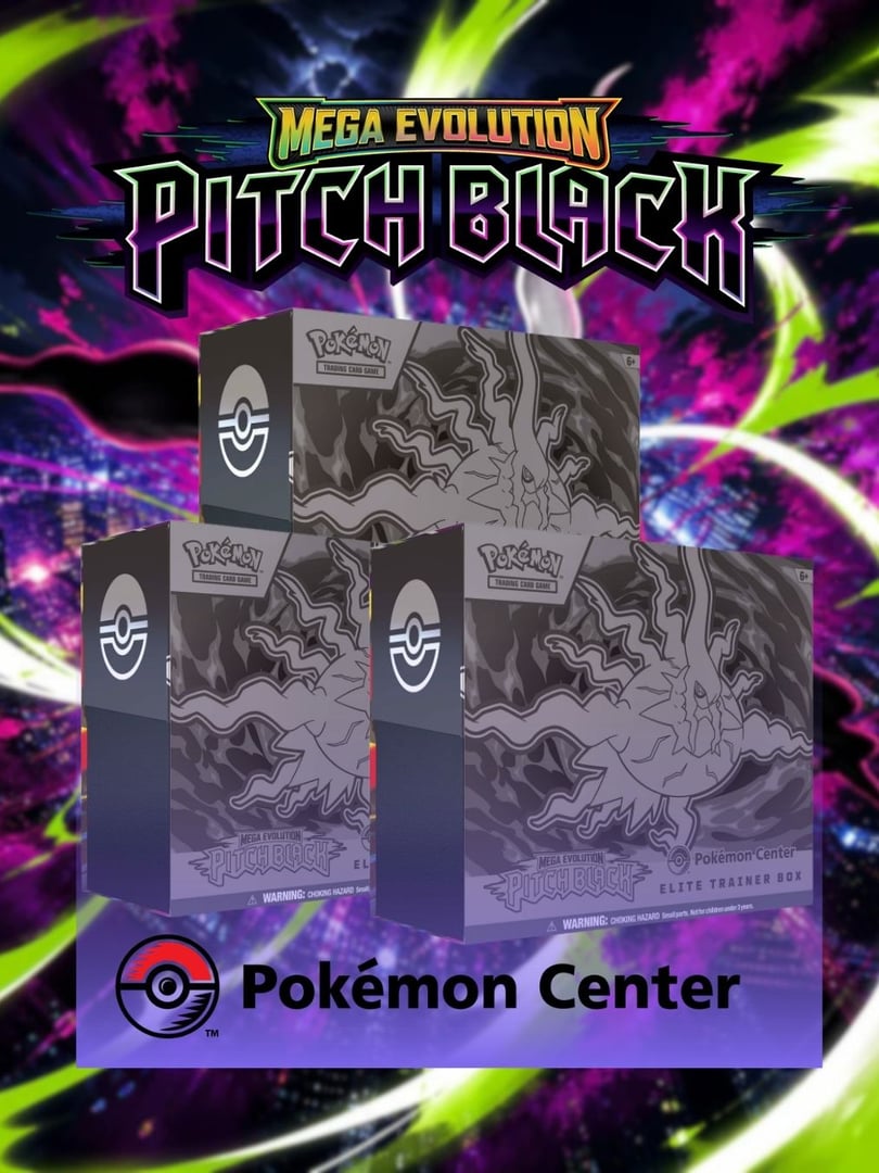 POKEMON CENTER PITCH BLACK ETB BUNDLE
