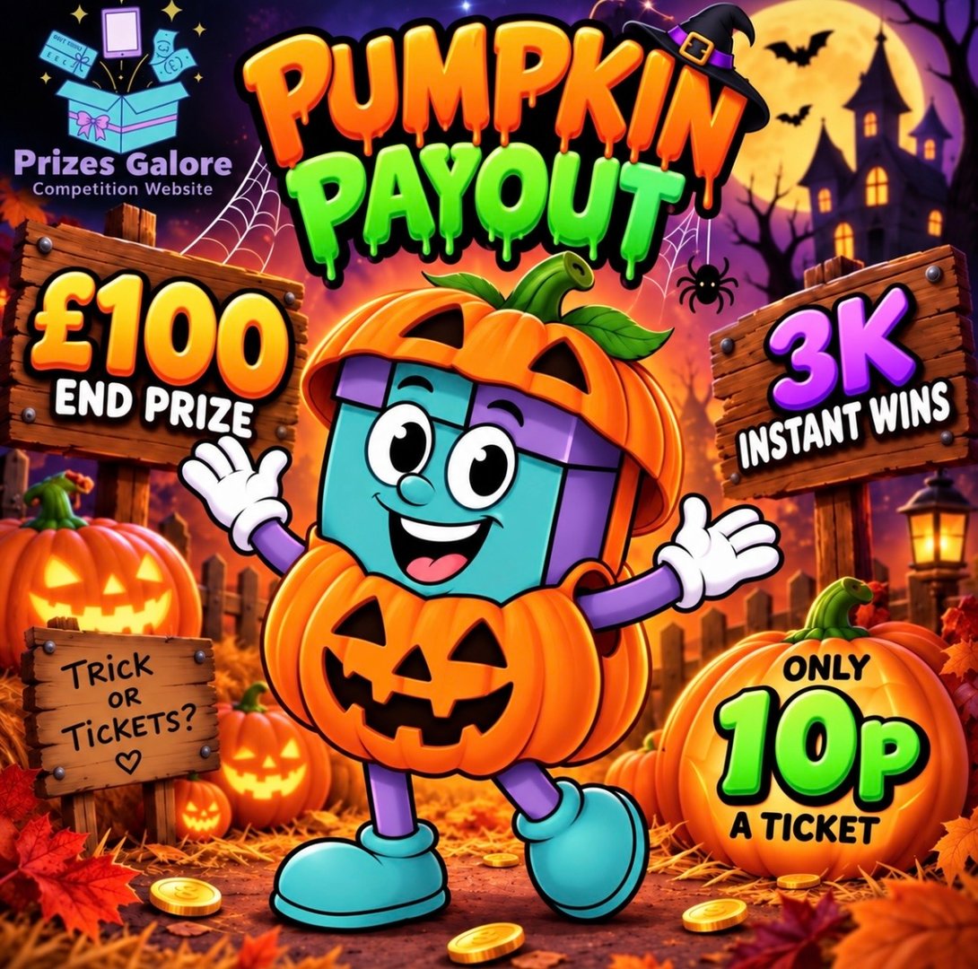 MR PGS PUMPKIN PAYOUT £100