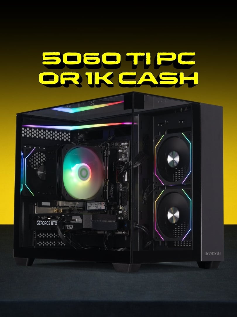 RTX 5060 TI GAMING PC OR £1,000 #2