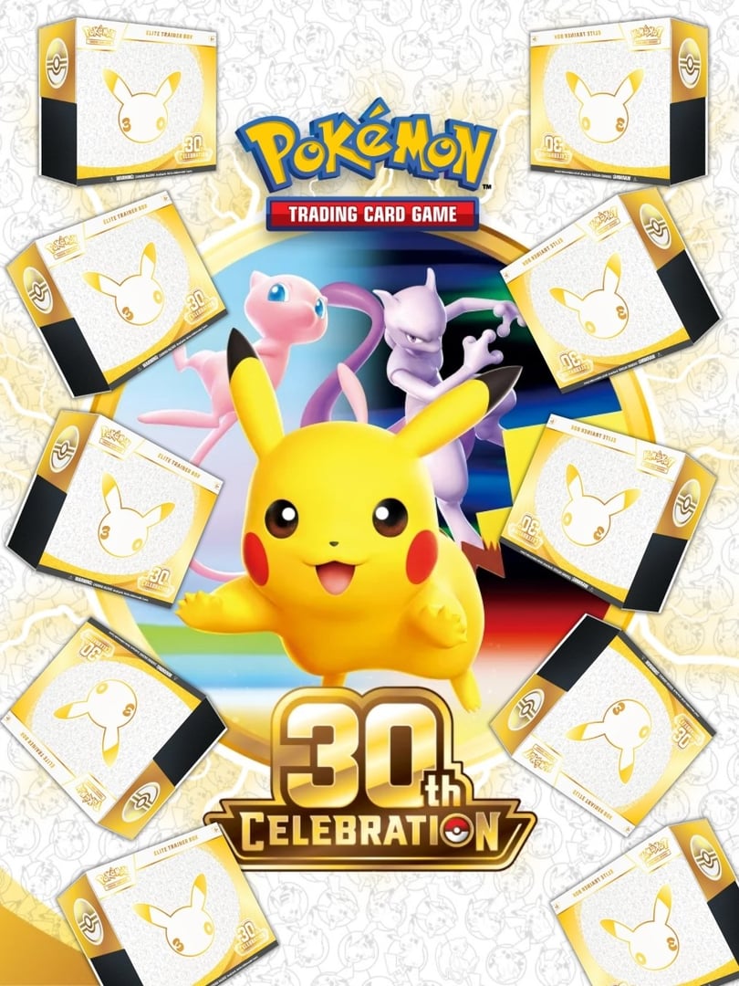 Win 10 Pokémon 30th Celebration ETBs & Mystery Box