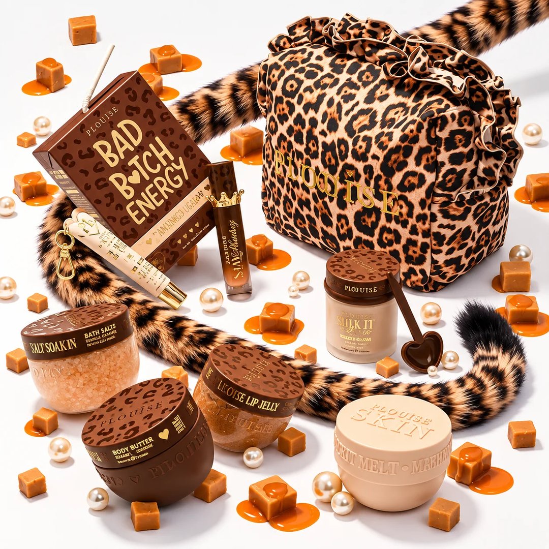 Cheetah Spotted Seduction Bath & Body Set