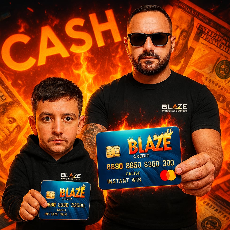 Cash and Blaze Credit Instant WIN! 03.08.25