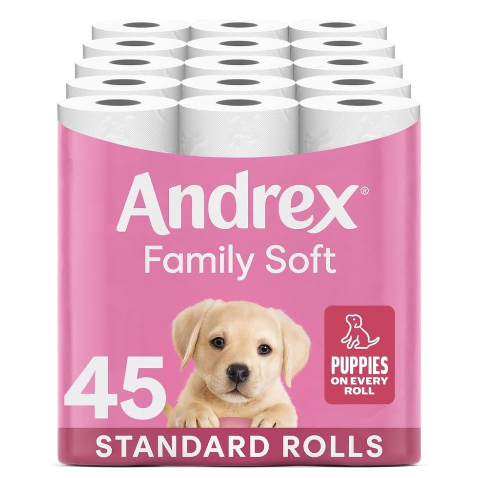 45 Rolls of Andrex 14.08.25