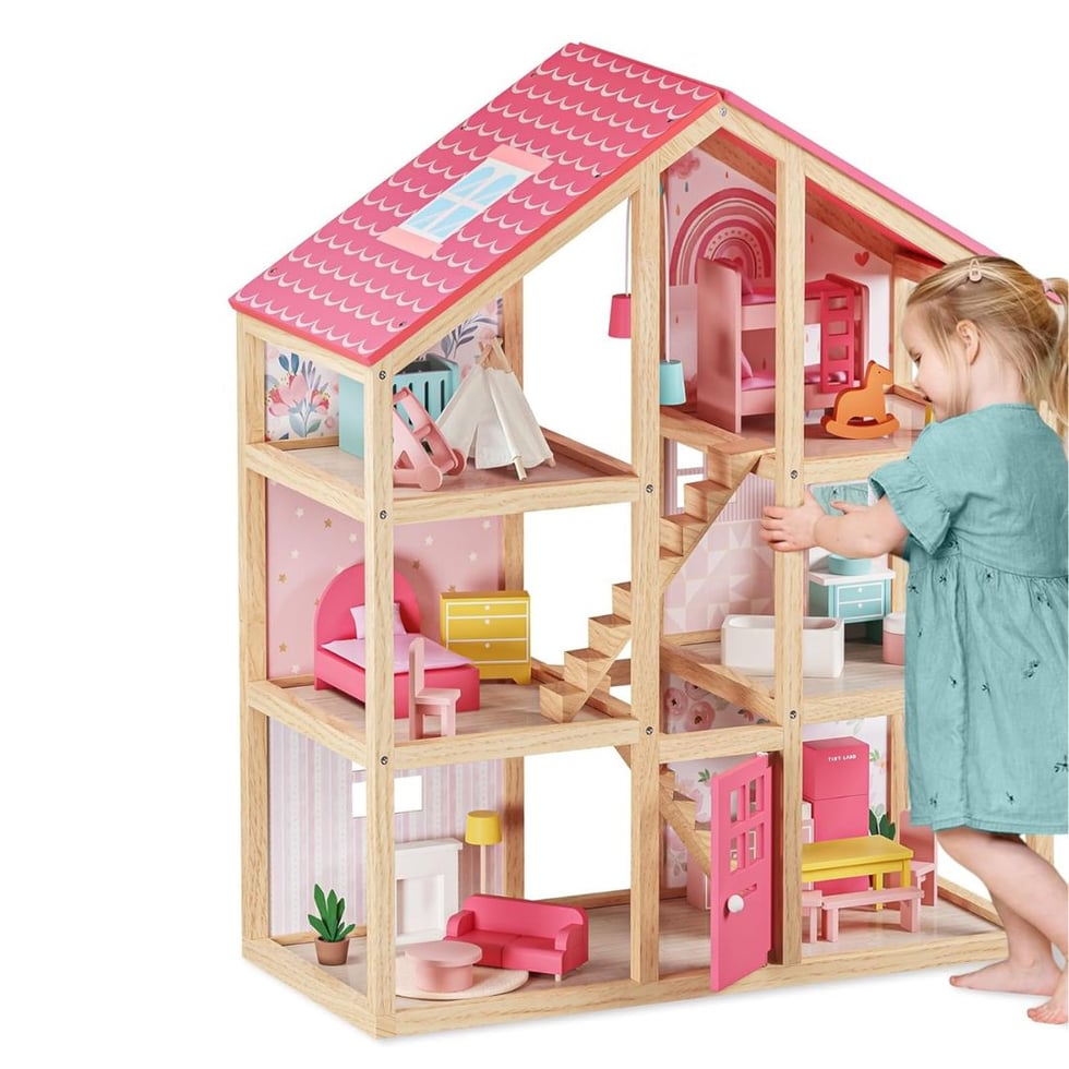 Tiny Land Wooden Dollhouse 17.10.25