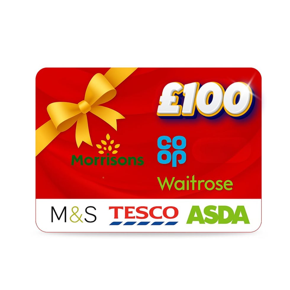 £100 Supermarket Gift Card 08.11.25