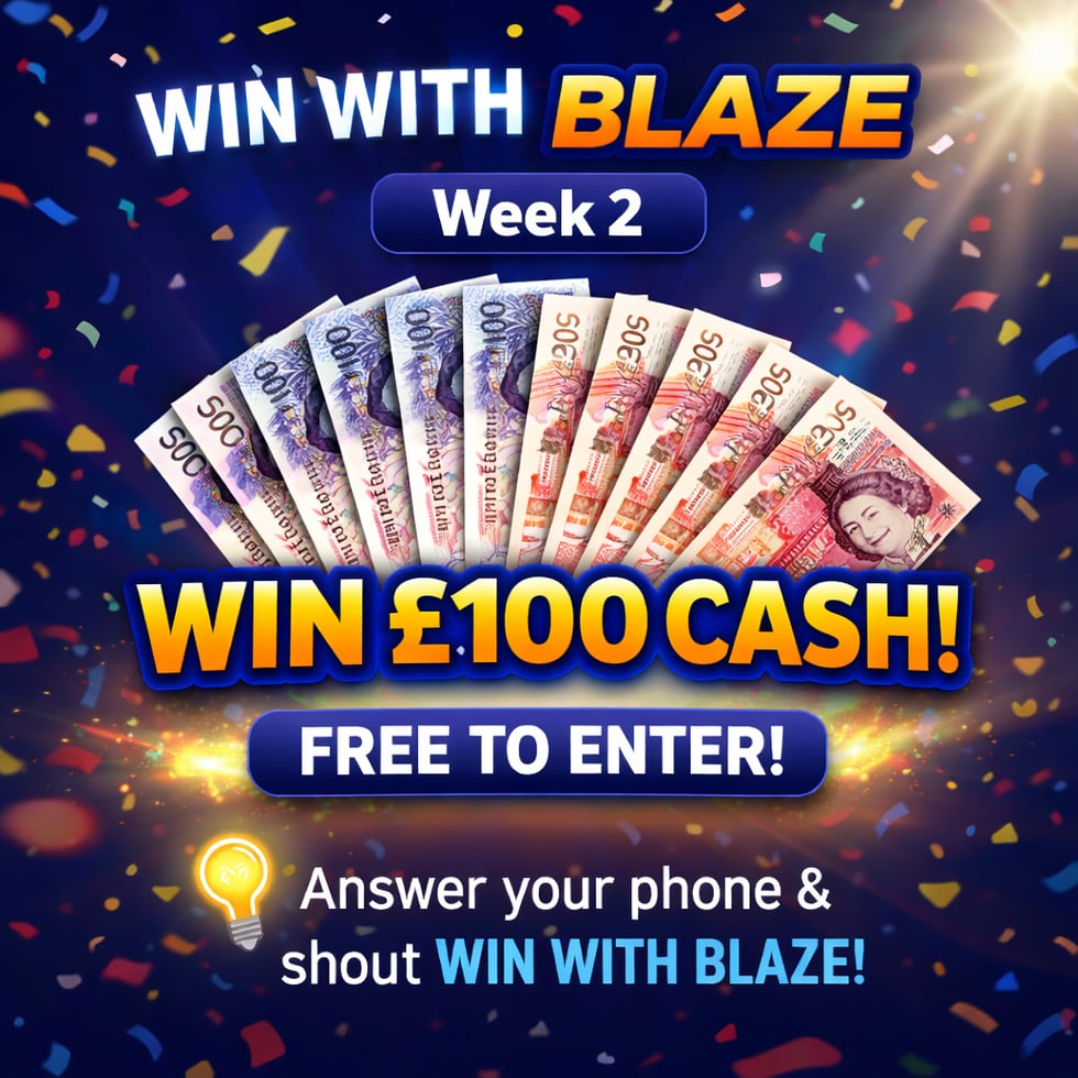 WIN WITH BLAZE COMPETITION! 16.01.26