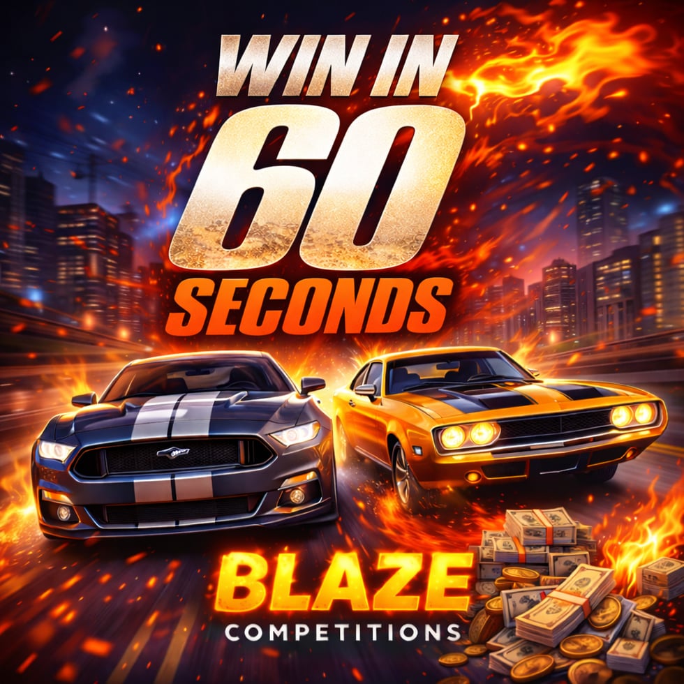 Win in 60 Seconds - £50 Blaze Credit End Prize 01.02.26