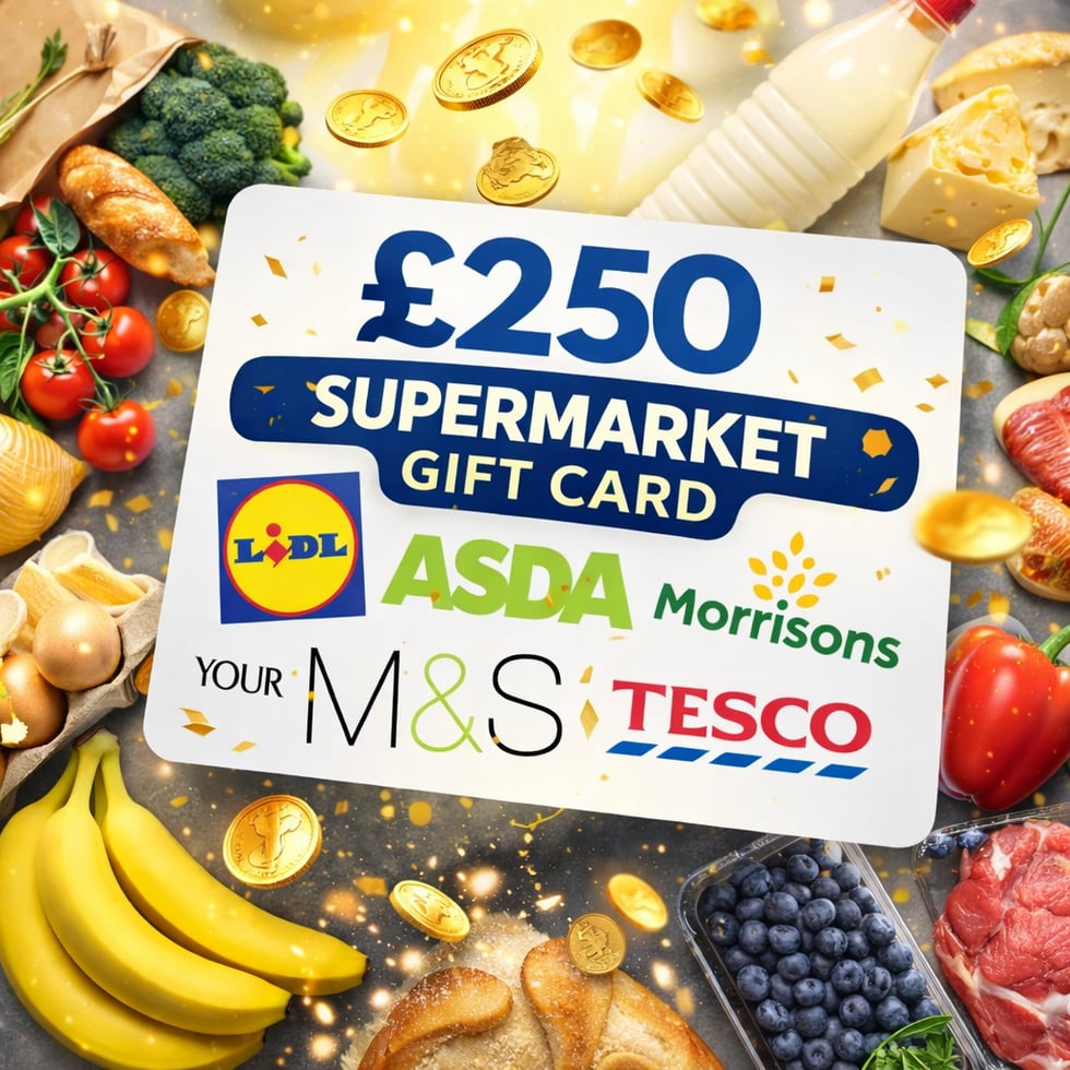 £250 Supermarket Gift Card 24.01.26