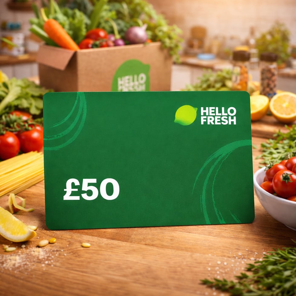 £50 Hello Fresh Gift Card 11.01.26