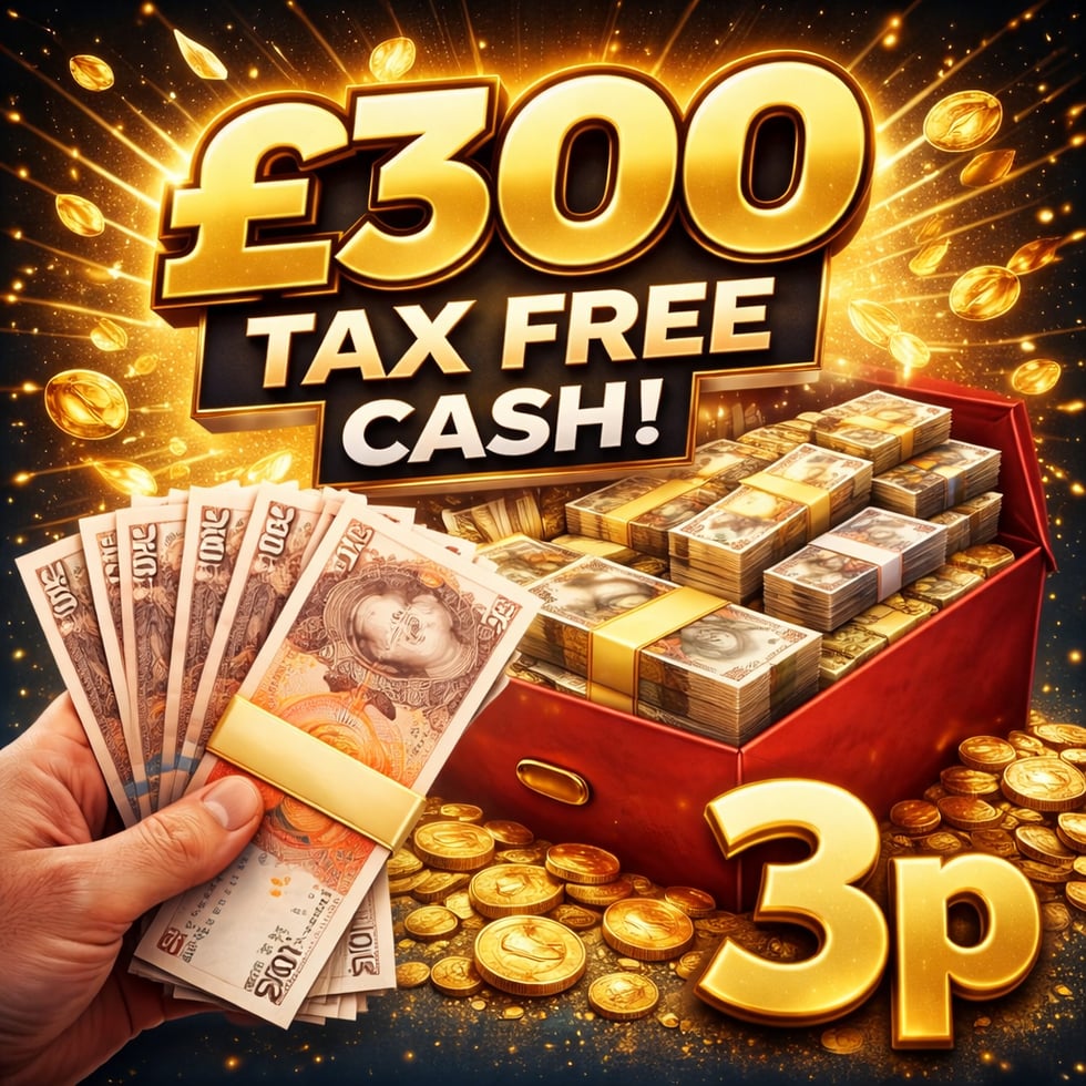 £300 CASH for 3p 19.01.26